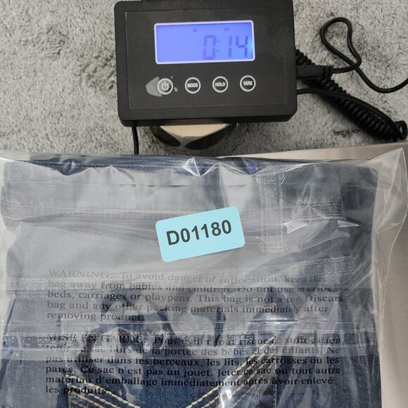 Vintage 90s Y2K Mudd Jeans Womens 13 Juniors Blue Crop Capri Skimmer Stretch - Picture 11 of 11